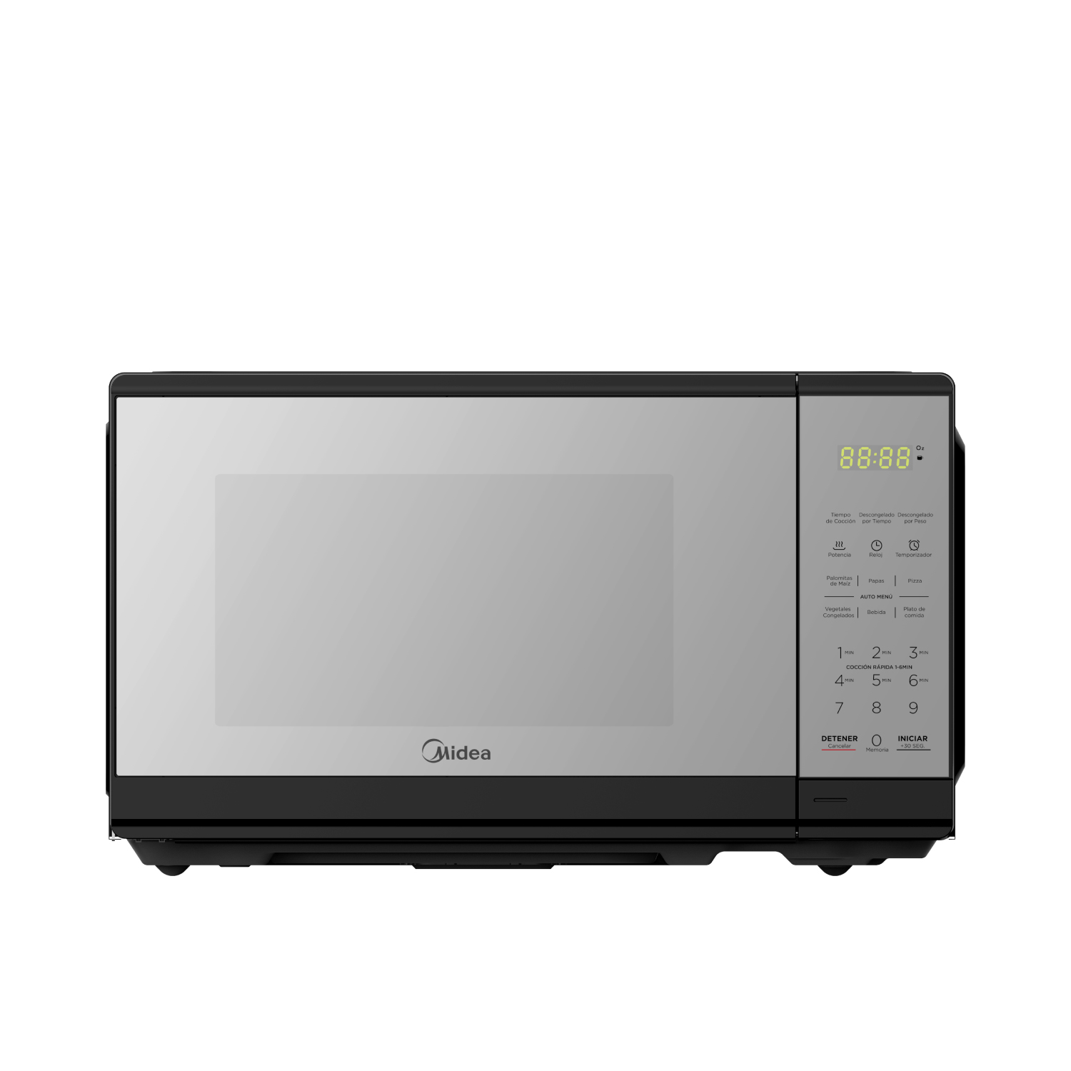 MICROONDAS 20 LTS 1 PUERTA ESPEJO NEGRO